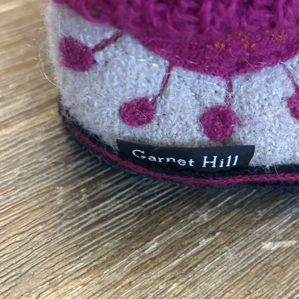 Haflinger Garnet Hill Kids Boiled Wool Llama Slippers Size 05 Toddler New